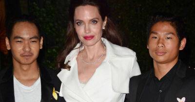 Brad Pitt - Angelina Jolie - saint Laurent - Angelina Jolie's Sons Pax And Maddox Are Working On Her New Film 'Without Blood' - msn.com