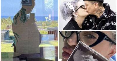 Kelly Osbourne shares rare glimpse of blossoming baby bump in sweet post - www.msn.com