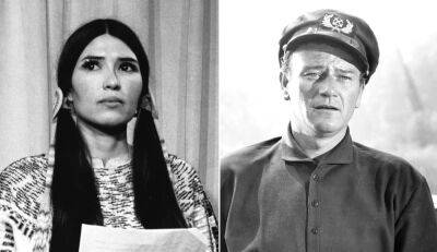 Marlon Brando - John Wayne - Sacheen Littlefeather: John Wayne ‘Came Forth’ to ‘Assault’ Me at the 1973 Oscars but Was ‘Restrained by Six Security Men’ - variety.com - USA - India
