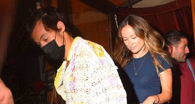 Harry Styles & Olivia Wilde Keep Close on Rare Night Out in NYC - www.justjared.com - New York