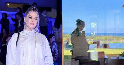 Kelly Osbourne shows off baby bump as she prepares to welcome first child - www.msn.com