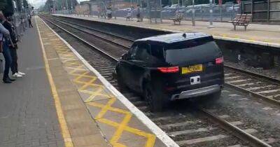 Man left his Land Rover on railway track after effort to escape from police - www.manchestereveningnews.co.uk