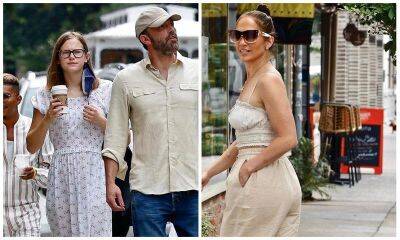 Jennifer Lopez stuns in boho-chic outfit with Ben Affleck and kids ahead of their wedding in Georgia - us.hola.com - city Savannah, Georgia
