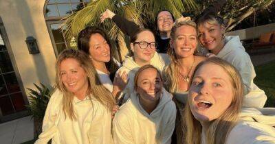 Hilary Duff - Lizzie Macguire - Meghan Trainor - Matthew Koma - Mandy Moore - Ashley Tisdale - Mike Comrie - Hilary Duff, Ashley Tisdale and Meghan Trainor ‘Unwind’ During Mommy Getaway: Photos - usmagazine.com - California - county Love