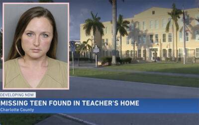 Florida High School Teacher Arrested & Accused Of Hiding Missing Child In Her Home - perezhilton.com - Florida