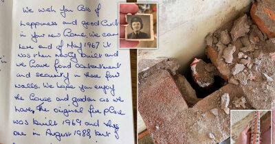 Family find touching 53-year-old time capsule note hidden in fireplace while renovating new home - msn.com - Birmingham