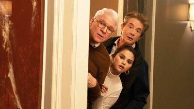 Selena Gomez - Paul Rudd - Steve Martin - Martin Short - Mabel Mora - 'Only Murders in the Building' EP on That Season 2 Finale Cameo and Season 3's Mystery (Exclusive) - etonline.com