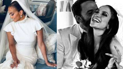 Jennifer Lopez - Ralph Lauren - Jennifer Lopez wore three wedding dresses to marry Ben Affleck: A behind-the-scenes look at the stunning gowns - foxnews.com
