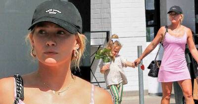 Hilary Duff - Matthew Koma - Mike Comrie - Hilary Duff steps out in Studio City with daughter Banks - msn.com - county Banks