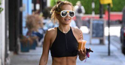 Rita Ora is a true gymspiration with muscular ripped physique - www.ok.co.uk - London - New Zealand - county Brown