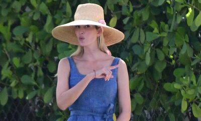 Ivanka Trump looks preppy and chic in Miami with a large hat - us.hola.com - Miami - county Clinton