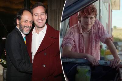 Timothée Chalamet - Luca Guadagnino - Armie Hammer - Cannibal movie director: Armie Hammer claims ‘didn’t dawn on me’ - nypost.com - Italy