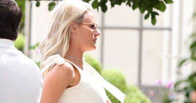 Ferne Maccann - Danielle Armstrong - Tom Edney - Danielle Armstrong arrives at hotel in all-white outfit ahead of wedding along with BFF Ferne McCann - ok.co.uk - Greece