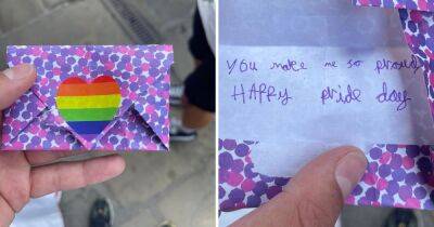 "It was a really magical moment": Heartwarming note from girl, 7, that showed the true spirit of Pride - www.manchestereveningnews.co.uk - Manchester