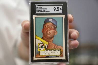 Mickey Mantle baseball card sells for record-smashing $12.6M - nypost.com - New York - USA