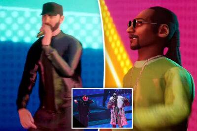 Snoop Dogg - Snoop Dogg gets Eminem super high and into the metaverse at 2022 VMAs - nypost.com