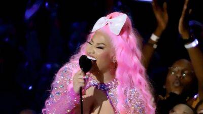 Britney Spears - Mariah Carey - Janet Jackson - Lil Baby - Missy Elliott - Nicki Minaj Went Full Barbiecore for This Year's Video Vanguard Award at the VMAs - glamour.com