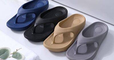 Protect Your Feet From Heel Pain With These Pillow-Soft Orthopedic Flip-Flops - www.usmagazine.com - city Sandal
