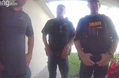 Tiktok - Ring Camera Shows Moment Cops Realize They're Evicting The Wrong Family: 'Oh S**t' - perezhilton.com - Australia - Florida - county Bay - city Tampa, county Bay