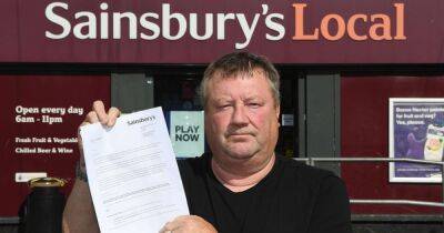 Man left 'disgusted' as Sainsbury's bans him for life from every store in the UK - www.dailyrecord.co.uk - Britain