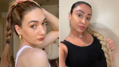 Tiktok - TikTokers Are Going Wild for the “Pony Braid” Summer Hairstyle - glamour.com
