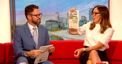 Sally Nugent - Scott Bryan - Jon Kay - BBC Breakfast's Jon Kay grins as viewers spot Sally Nugent's racy on-air blunder - manchestereveningnews.co.uk