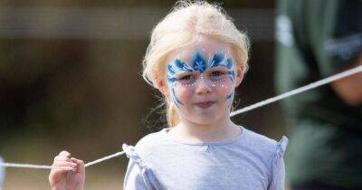 Zara Tindall's daughter Lena wears butterfly facepaint for horse trial fun - www.ok.co.uk - Scotland