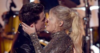 Charlie Puth - Meghan Trainor - Meghan Trainor Reveals How She Feels About Kissing Charlie Puth at AMAs 2015 - justjared.com - USA