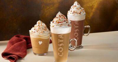 Costa unveils autumn 2022 menu with new limited-edition snacks and drinks - www.dailyrecord.co.uk