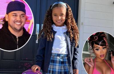 Rob Kardashian & Blac Chyna’s Daughter Dream Heads To School As A KINDERGARTNER! - perezhilton.com