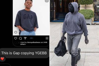 Kanye West goes after Gap for ‘copying’ Yeezy Gap x Balenciaga designs - nypost.com - Japan