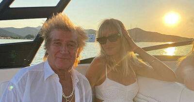 Penny Lancaster and Rod Stewart holiday with their family in Tuscany - www.msn.com - Britain - Italy