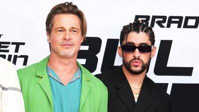 Brad Pitt - Bad Bunny - Brad Pitt Gives Bad Bunny the Secret to Surviving Superstardom - etonline.com