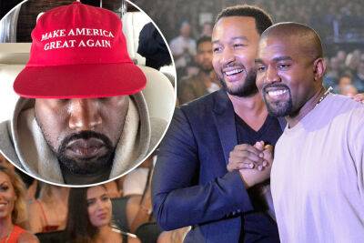 Chrissy Teigen - Trump - Kanye West - Donald Trump - John Legend - Joe Biden - Kamala Harris - John Legend ends friendship with Kanye West over Trump support - nypost.com - USA