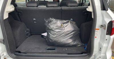 Cops seize huge bin bag of cannabis from car stolen two months ago - www.manchestereveningnews.co.uk - Manchester