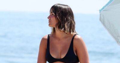 Frankie Bridge wows as she embraces natural curves on LA bikini break with Wayne - www.ok.co.uk - Britain - California - county Wayne