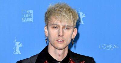 Travis Barker - Willow Smith - Landon Barker - Machine Gun Kelly Calls Out ‘Idiot’ Who Vandalized Tour Bus: ‘Couldn’t Even Do the Right Crime’ - usmagazine.com - county Garden - county York - state Nebraska - city New York, county Garden - city Omaha, state Nebraska
