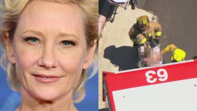 Anne Heche - Anne Heche crashes car into a home, igniting fire; actress taken away in ambulance with severe burns - foxnews.com - Los Angeles - Los Angeles - California