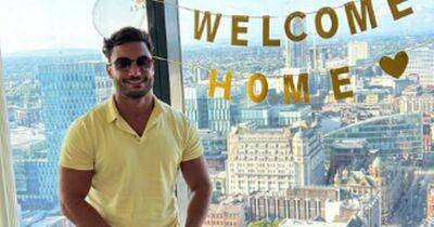 Love Island's Davide surprised with sweet welcome home party after winning show - www.ok.co.uk - Britain - Italy - Manchester - city Sanclimenti