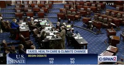 Joe Biden - Chuck Schumer - Kamala Harris - Joe Manchin - Senate Votes To Proceed On Democrats’ Climate, Health And Tax Package - deadline.com - USA