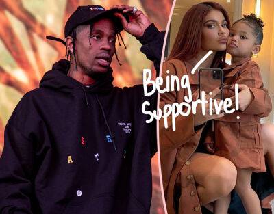 Kylie Jenner - Travis Scott - Kevin Durant - Kylie Jenner & Stormi Webster Cheer On Travis Scott At First Solo Arena Concert Since Astroworld Tragedy - perezhilton.com - London - county Travis
