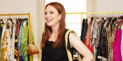 Julianne Moore Donated Her Own Dress For Gowns For Good Benefit - www.justjared.com - New York - city Sag Harbor