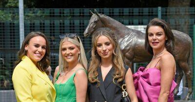 Coronation Street girls look a far cry from on-screen characters as they put on stylish display at races - www.ok.co.uk - Jordan - county Dawson - Charlotte, Jordan