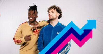 Justin Timberlake - Calvin Harris - Benny Blanco - Bee Gees - Tom Grennan - Maisie Peters - Joel Corry - KSI and Tom Grennan's Not Over Yet is the UK's Number 1 Trending Song - officialcharts.com - Britain