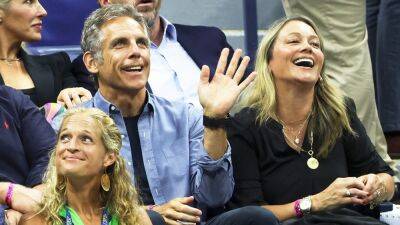 Ben Stiller and Christine Taylor Smile Together at US Open After Reconciling - www.etonline.com - Australia - Spain - USA - New York - county Queens