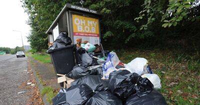 Fears for surge in fly-tipping as bin strikes continue next week - www.dailyrecord.co.uk - Scotland - county Livingston