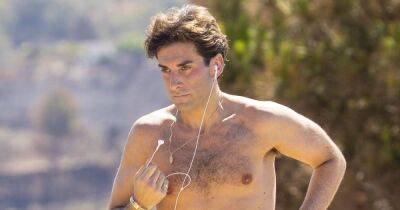 James Argent shows off impressive physique on topless run as he continues fitness overhaul - www.ok.co.uk - Britain - Spain