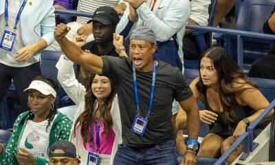 Serena Williams - Tiger Woods - Venus Williams - Golf legend Tiger Woods supports iconic tennis player Serena Williams during her last US Open - us.hola.com - USA - county Williams