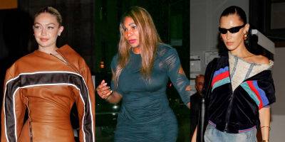 Serena Williams Enjoys a Night Out with the Hadid Sisters During NYFW - www.justjared.com - New York