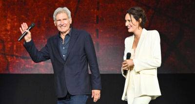 Harrison Ford Gets Emotional While Promoting 'Indiana Jones 5' at D23 - www.justjared.com - Indiana - city Anaheim - county Harrison - county Ford - county Waller